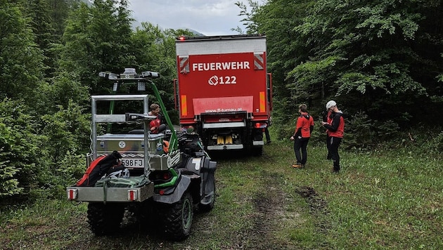 Rettungsaktion im Hochschwabgebirge. (Bild: Bergrettung Steiermark)