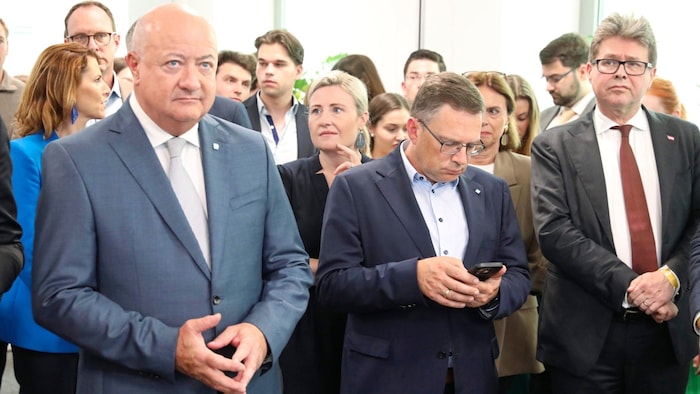 Stimmungsbilder aus der ÖVP-Parteizentrale
