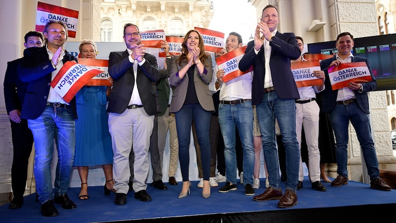 Mood pictures from the FPÖ party headquarters (Bild: Antal Imre)