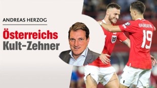 Andreas Herzog analysiert vorab die Partie gegen Polen. (Bild: Krone KREATIV, GEPA Pictures)