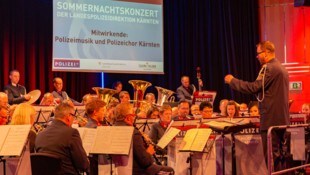 Sommernachtskonzert der Polizeimusik Kärnten