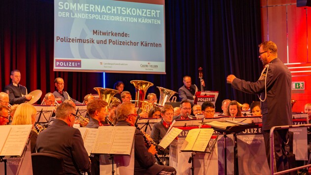 Sommernachtskonzert der Polizeimusik Kärnten