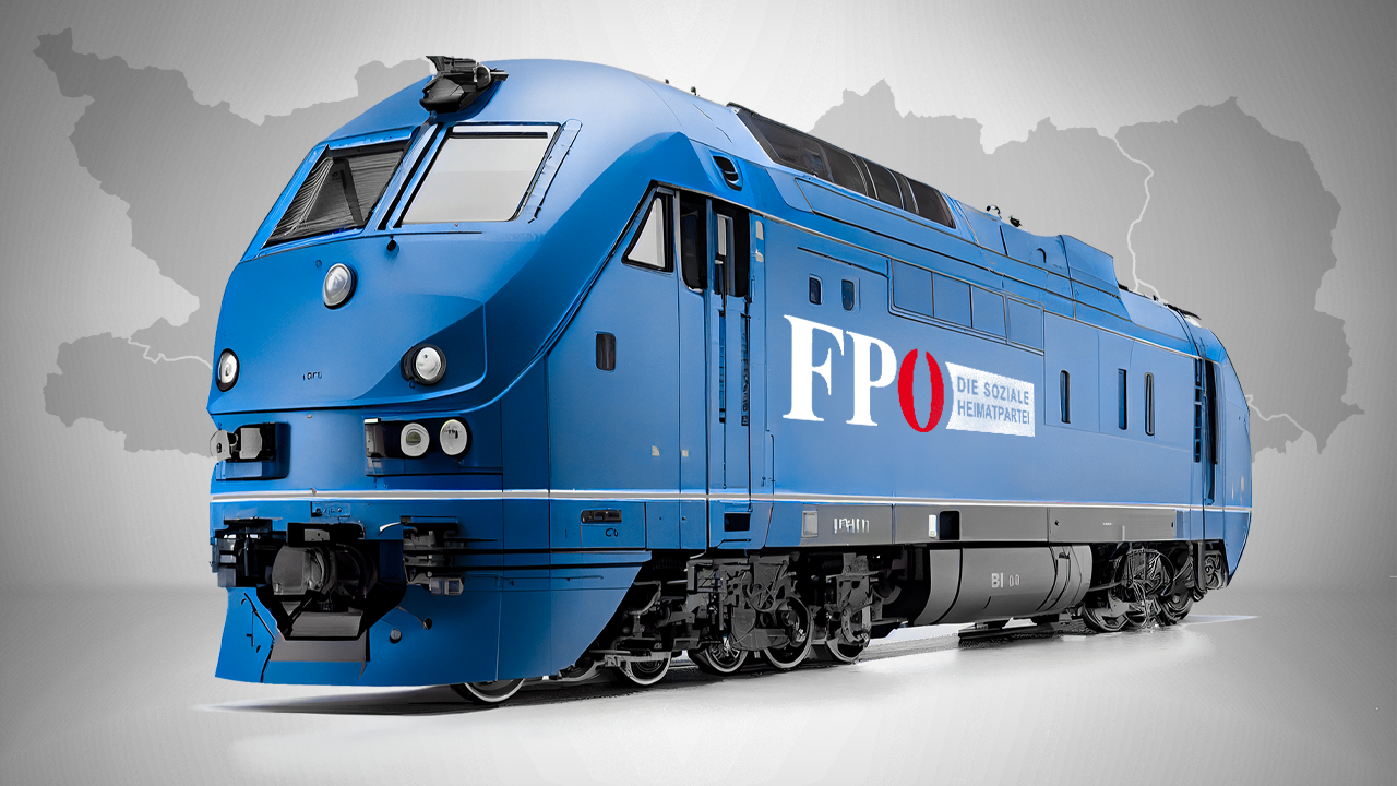 The blue success train rushes through Carinthia. (Bild: Krone KREATIV/stock.adobe.com)