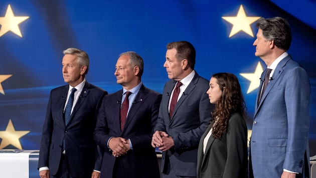 Only the FPÖ can really rejoice. (Bild: AFP/Joe Klamar)