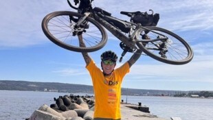 Andreas Ropin bewältigte die gesamte Strecke der Donau.