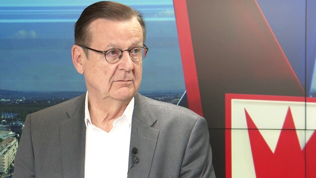 Hans Mahr médiamenedzser és politikai bennfentes (Bild: krone.tv)