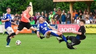 Rassige Szenen bei toller Kulisse gab´s beim letzten „Steirerkrone“-Spiel der Runde. (Bild: Heintz Richard/Richard Heintz, Foto Ricardo)