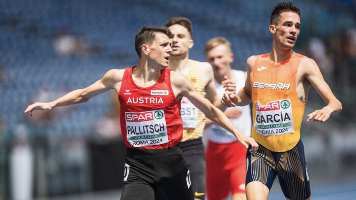 In the end it was close, but Pallitsch was ahead by a wafer-thin margin.