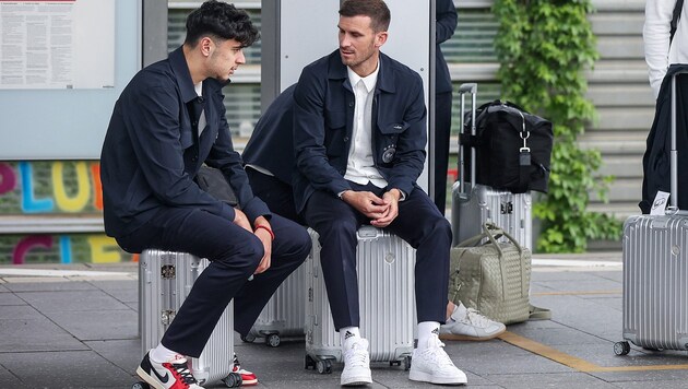 Aleksandar Pavlovic (l.) und Pascal Gross