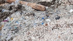 Plastikmüll säumt den Strand bei Rovinj auf der istrischen Halbinsel. (Bild: zVg)