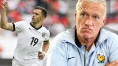 Frankreich-Trainer Didier Deschamps hat großen Respekt vor Christoph Baumgartner und Co.  (Bild: APA/dpa/krone.at-MRGrafik)