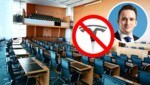 Kurz vor dem Unfall mit seinem Tesla, für den sich Sommer entschuldigt hat, ätzte der FPÖ-Mandatar im NÖ-Landtag noch gegen E-Autos. (Bild: Krone KREATIV/Landtag NÖ, Imre Antal, Allison Dinner)