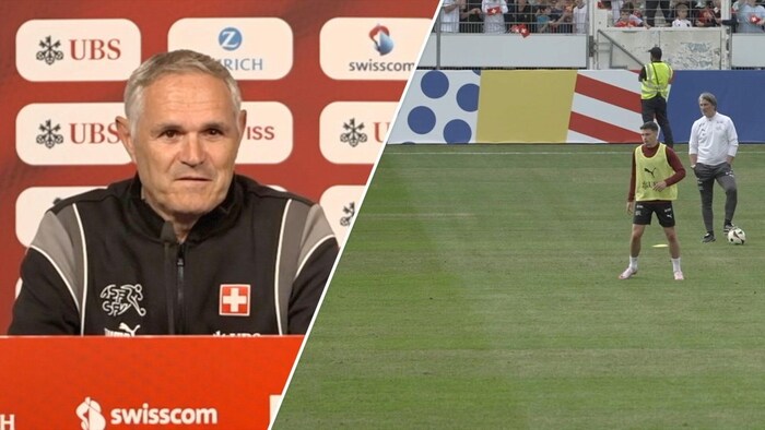 Pierluigi Tami talks about the pitch conditions.