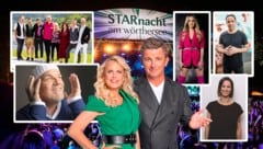 „Starnacht am Wörthersee“: Auch präsentieren Barbara Schöneberger und Hans Sigl ein wahres Star-Ensemble aus der Ostbucht in Klagenfurt. (Bild: Krone KREATIV/pertramer-scaled ©AngeloLair @Noraorf_ipmediaD Universal Musikaniel-Haussmann-scaled -Koeck-scaled )