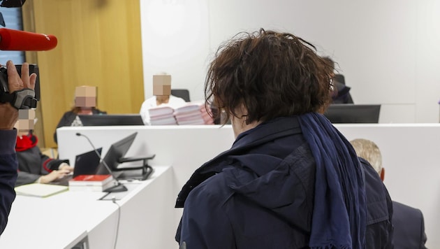 The defendant in courtroom 101 of the regional court on Tuesday (Bild: Markus Tschepp/Tschepp Markus, Krone KREATIV)