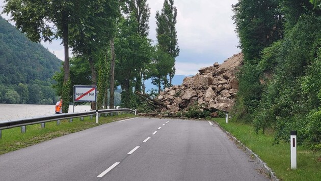 Noch herrscht entlang der B33 Gefahr im Verzug (Bild: DOKU-NÖ)