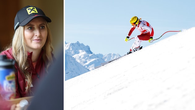 Nina Ortlieb hat die Rückkehr auf die Ski fest im Visier. (Bild: GEPA/Harald Steiner/Matic Klansek)