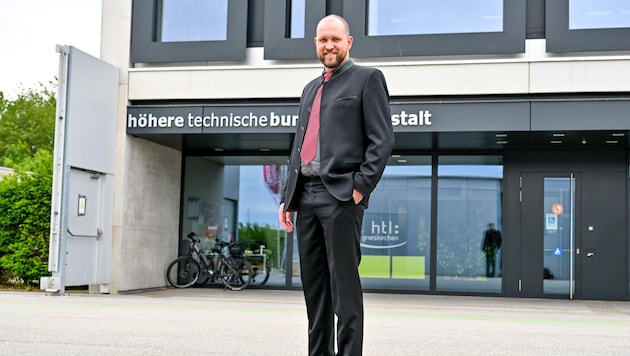 Informatiker Torsten Welsch ist Leiter der HTL Grieskirchen, wo er seit 2015 unterrichtet. (Bild: Dostal Harald)