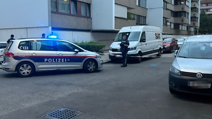 Der Einsatzort in der Schwaigergasse wurde weiträumig abgesperrt.