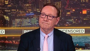 Mit Tränen in den Augen spricht Kevin Spacey in der Sendung von Piers Morgan über die Prozesse ...