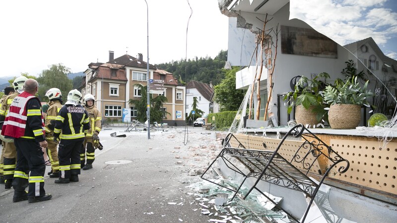 Den Einsatzkräften bot sich ein Bild der Verwüstung. (Bild: Mathis Fotografie)