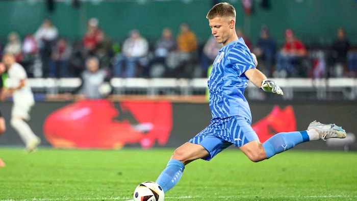 Patrick Pentz stand bislang sechsmal im Tor der Nationalmannschaft.