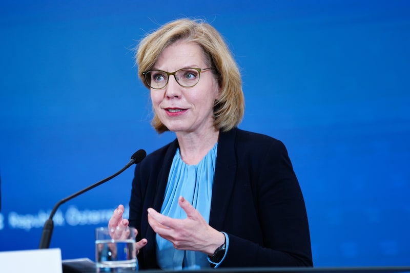 Umweltministerin Leonore Gewessler (Grüne) (Bild: APA/EVA MANHART)