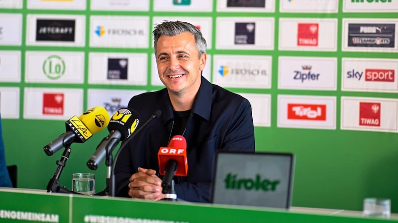 A Styrian in Tyrol: Philipp Semlic was presented as coach of Wattens at the end of May. (Bild: GEPA pictures/ Daniel Schoenherr)