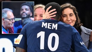 Tränen bei Handball-Superstar Dika Mem (Bild: AFP/APA/Kirill KUDRYAVTSEV, X/JoanFontes)