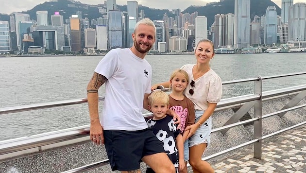 Das Abenteuer in Hongkong ist für Jakob Jantscher und seine Familie zu Ende.  (Bild: Jantscher)