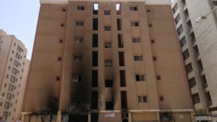 Dutzende Tote bei einem Gebäudebrand in Kuwait (Bild: AFP)