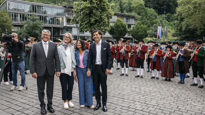 Ein großer Festakt bei der Verabschiedung von Bürgermeister Matt.