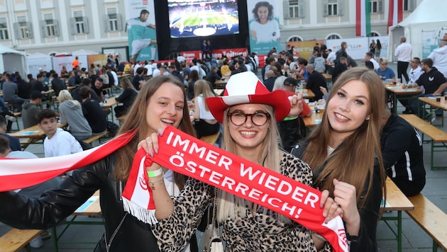 Auch die Damenwelt freut sich auf das Großereignis.