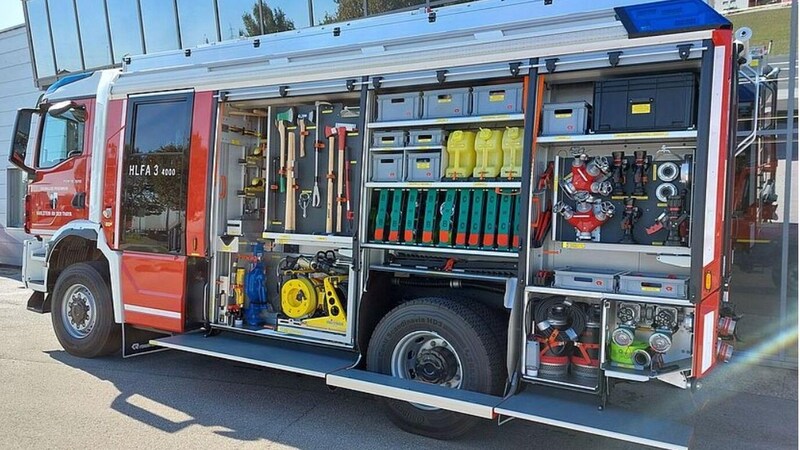 Zankapfel ist ein neues Feuerwehrauto für die Dürnkruter Florianis. (Bild: Rosenbauer)