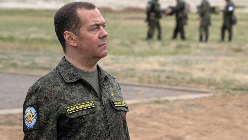 Dmitry Medvedev (Bild: AFP/SPUTNIK/Yekaterina SHTUKINA)