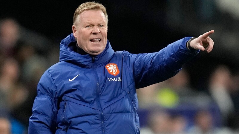 Trainer Ronald Koeman (Bild: AP/Copyright 2023 The Associated Press. All rights reserved)