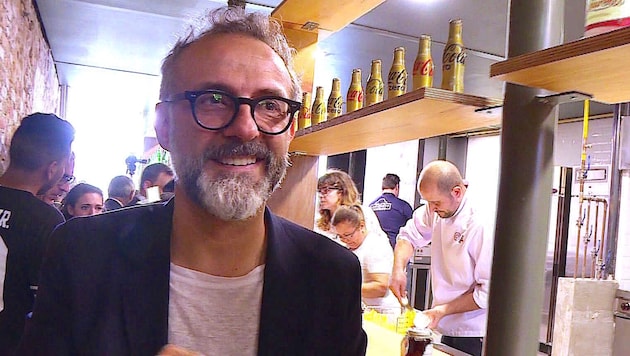 İtalya'daki G7 açılış yemeğinden ünlü şef Massimo Bottura sorumlu. (Bild: AFP/AFP Video)