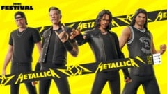 Metallica rocken gleich an zwei aufeinanderfolgenden Tagen „Fortnite“. (Bild: Epic Games)