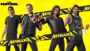 Metallica rocken gleich an zwei aufeinanderfolgenden Tagen „Fortnite“. (Bild: Epic Games)