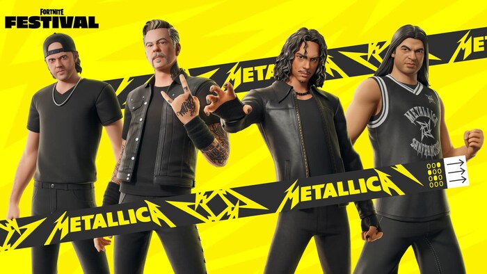 Metallica als virtuelle Avatare