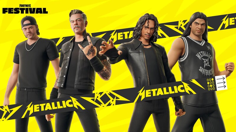 Metallica as virtual avatars (Bild: Epic Games)