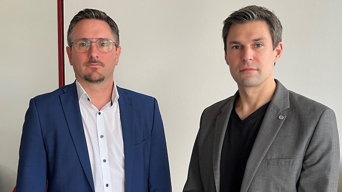 Scherscher and Verdier (right) hunt down money launderers in the country.
