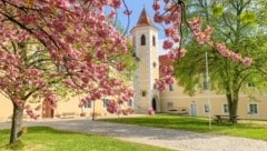 Schloss Atzenbrugg erstrahlt in neuem Glanz: Ab sofort können Besucher hier auf den Spuren Schuberts wandeln. (Bild: Richard Marschik)