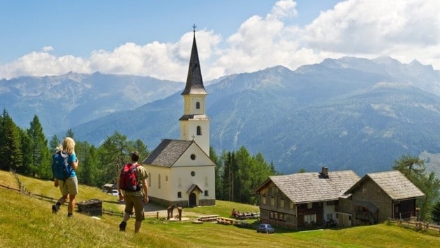 Am Marterle (Bild: Alexandra Rieger/Alpe-Adria-Trail)