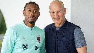 Ralph Krueger (re.) mit David Alaba