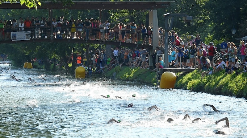 An der Schwimmstrecke werden wieder zahlreiche Zuseher erwartet. (Bild: F.Pessentheiner)