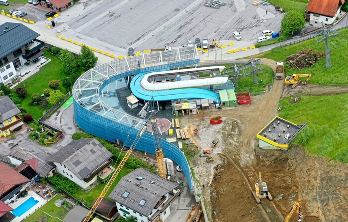 In Schladming läuft aktuell gerade der Neubau der Talstation Planai West.