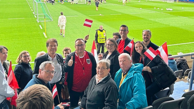 Österreichs Auswanderer beim ÖFB-Training in Berlin.