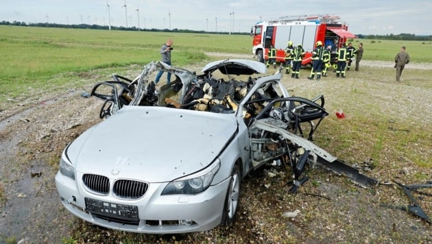 Was vom BWM überbleibt? Die Erkenntnis, froh zu sein, dass man nicht darin gesessen ist. (Bild: Holl Reinhard)