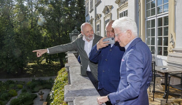 Martin Weiss, Ai Weiwei and James Snyder (from left to right)